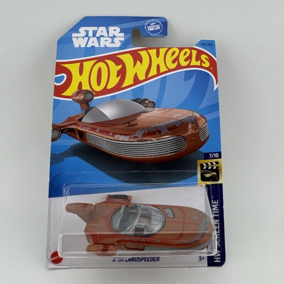 Hot Wheels Star Wars X-34 Landspeeder HW Screen Time Brown Collector's Edition