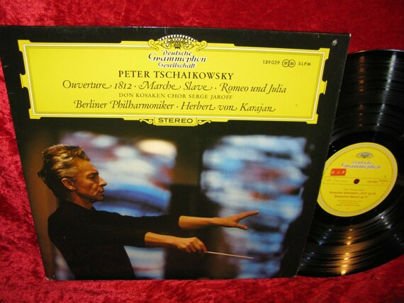 CHAIKOVSKY - 1812 Overture Karajan Berlin Philharmonic Orchestra DG 139 029 Vinyl LP (12") s