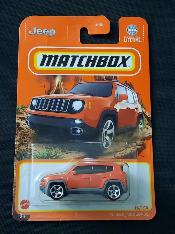 Matchbox Jeep Renegade Off Road Mountain Vehicle - Red - Collector's Edition