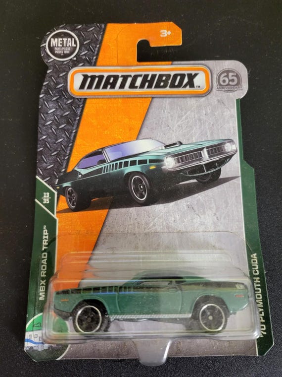 Matchbox 1970 Plymouth Cuda MBX Road Trip Mint Green