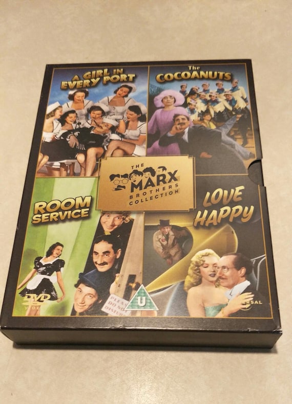 The Marx Brothers Collection - A Girl In Every Port/The Cocoanuts/Room Service/Love Happy DVD Christmas Gift Ideas