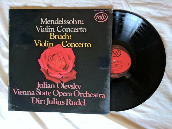 Mendelssohn / Bruch Violin Concertos / Olevsky MFP 6007 Vinyl LP (12") Christmas Gift Ideas