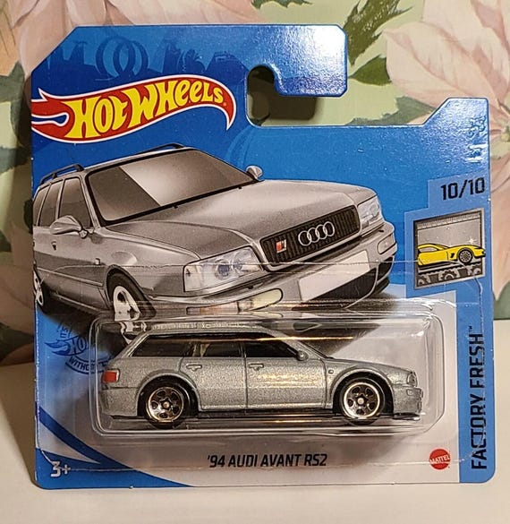 Hot Wheels 1994 Audi Avant RS2 Hw Factory Fresh - Silver - Collector's Edition