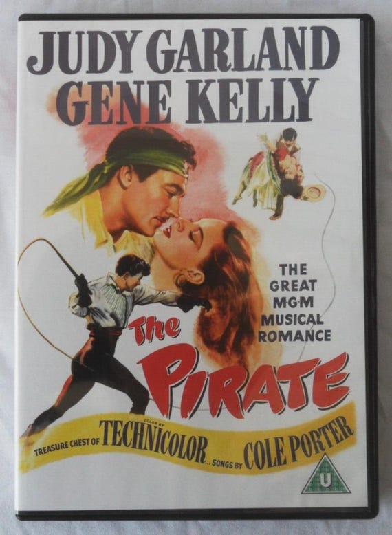 The Pirate PAL R2 DVD CERT U Gene Kelly & Judy Garland