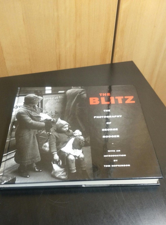 The Blitz by Godfrey Cave The Photography of George Rodger Hardcover Christmas Gift Penguin Books 1994