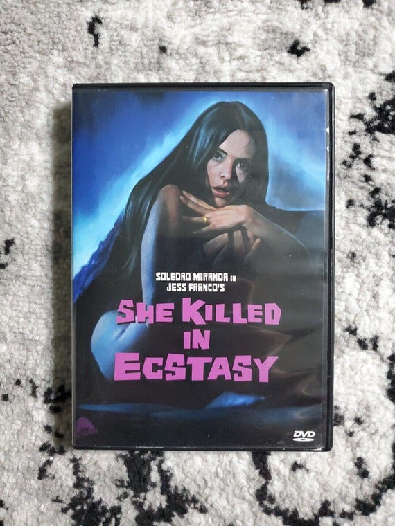 She Killed In Ecstasy (DVD, Vintage Rare 1970) Horror - Jess Franco - Severin Films
