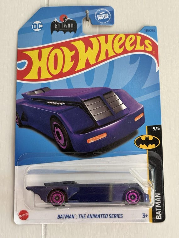 Hot Wheels Batman: Animated Series Batmobile - Purple - Collector's Edition