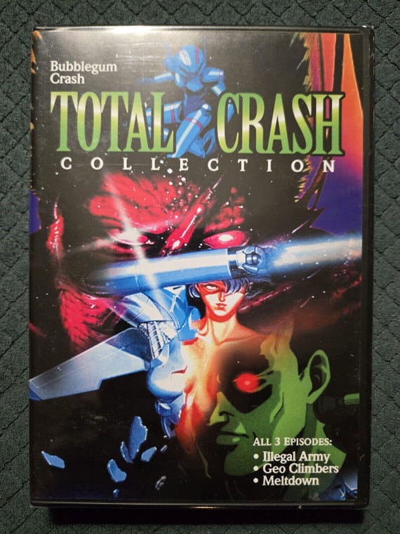 Bubblegum Crash: Total Crash Collection DVD Illegal Army Geo Climbers Meltdown