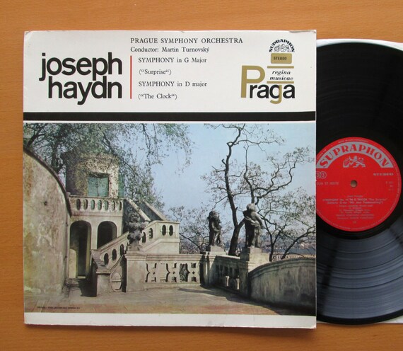 Haydn Symphony 94 Surprise 101 Clock Supraphon Red Stereo SUA ST 50572 Vinyl LP (12") Perfect Birthday Gift