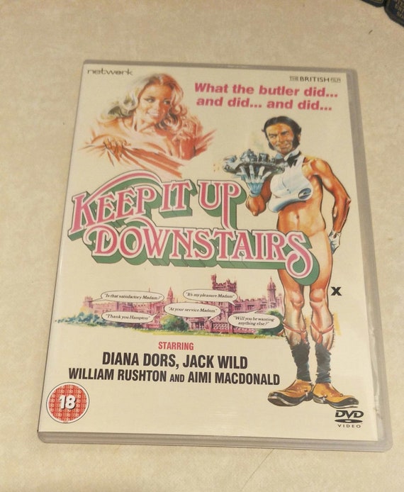 Keep it Up Downstairs Diana Dors, Jack Wild, Willie Rushton DVD Perfect Birthday Gift