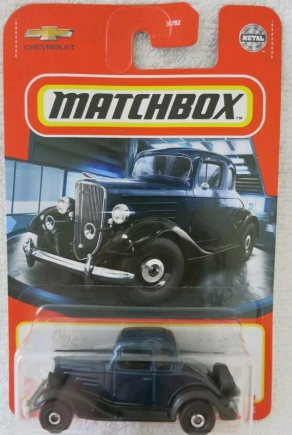 Matchbox 1934 Chevy Master Coupe Classic Chevrolet Dark Blue Collector's Edition