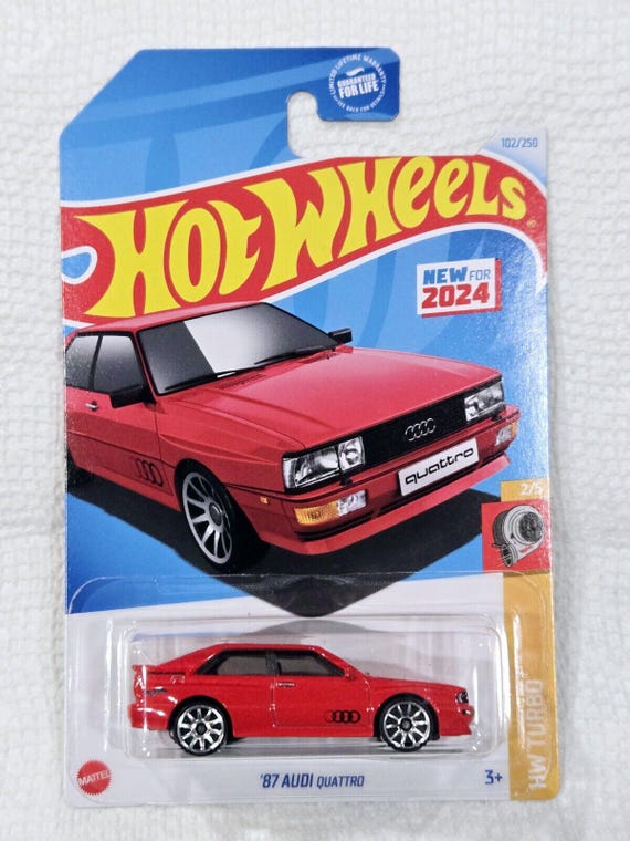 Hot Wheels 1987 Audi Quattro HW Turbo Series Red Collector's Edition