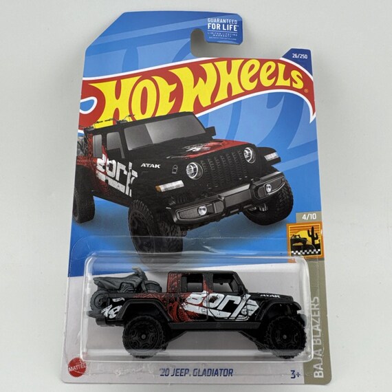Hot Wheels '20 Jeep Gladiator HW Baja Blazers Black Collector's Edition