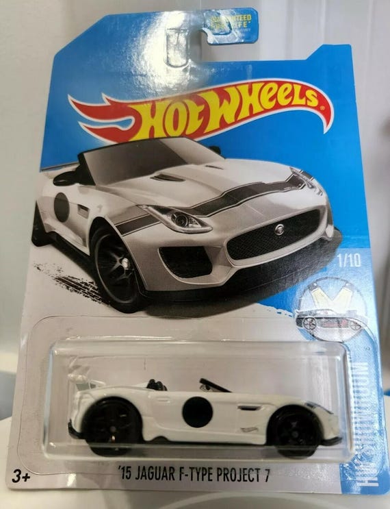 Hot Wheels '15 Jaguar F-Type Project 7 Kmart Exclusive HW Showroom White Collector's Edition