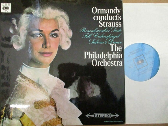 Ormandy Conducts Strauss / Philadelphia Orchestra 1965 CBS Stereo 72342 LP (12") s