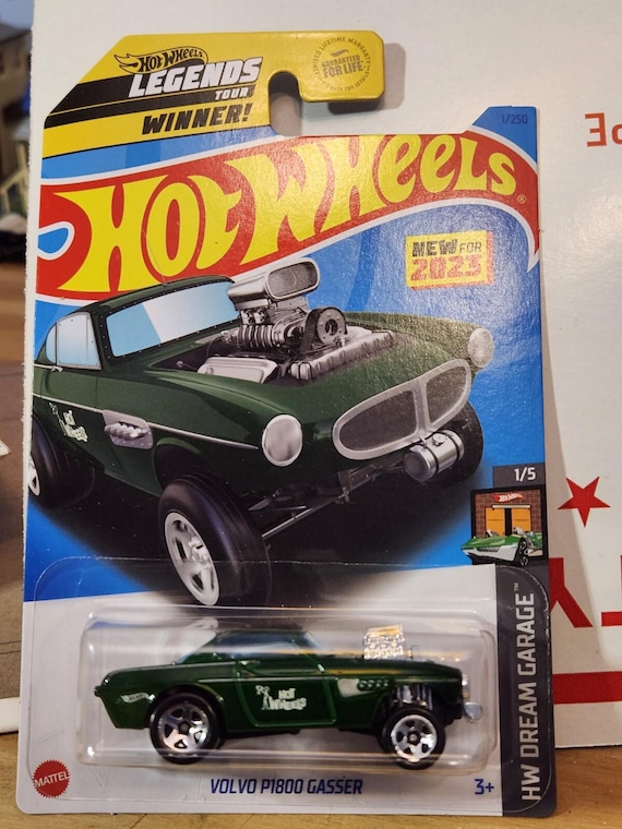 Hot Wheels Volvo P1800 Gasser Hw Dream Garage - Dark Green - Collector's Edition