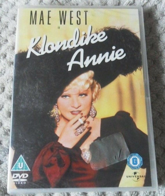 Klondike Annie PAL R2 DVD Mae West, Victor McLaglen & Phillip Reed.