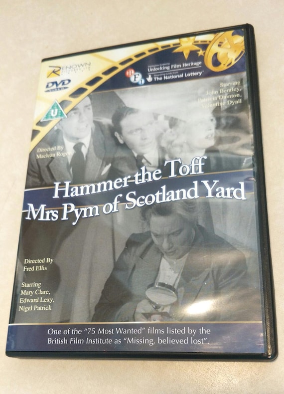 Hammer The Toff / Mrs. Pym Of Scotland Yard DVD Perfect Birthday Gift