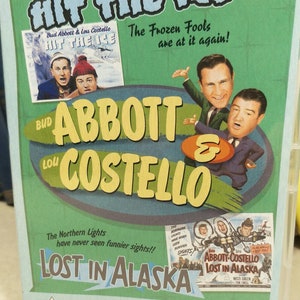 Abbott & Costello Hit The Ice / Lost In Alaska DVD Perfect Birthday Gift