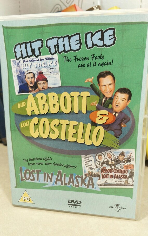 Abbott & Costello Hit The Ice / Lost In Alaska DVD Perfect Birthday Gift