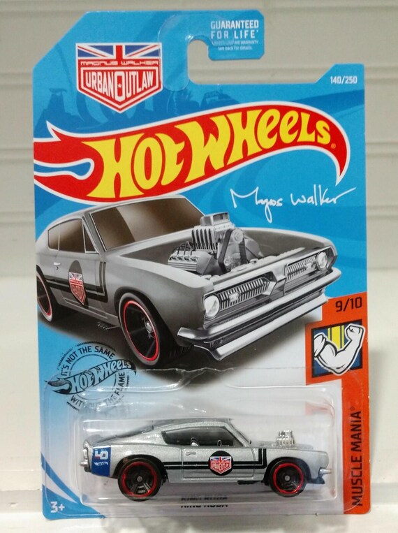 Hot Wheels King Kuda Hw Muscle Mania 9/10 Magnus Walker Silver Collector's Edition