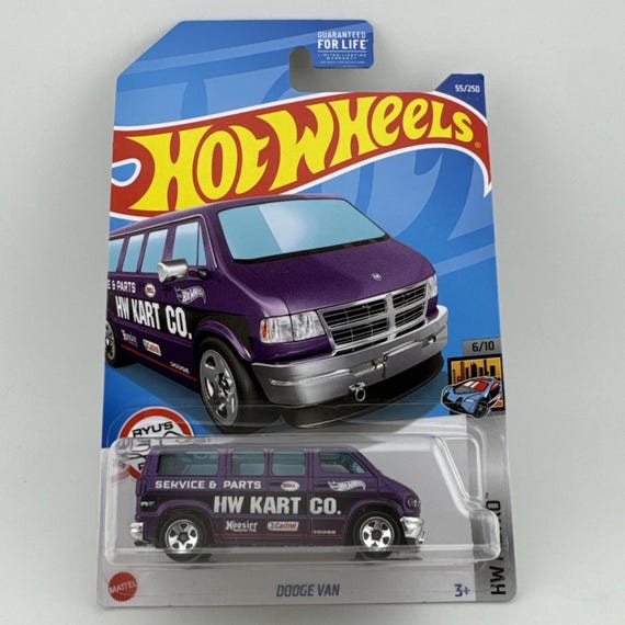 Hot Wheels Dodge Van HW Kart Co. Metro Purple Collector's Edition