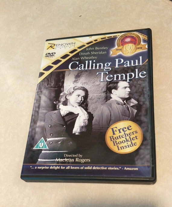 Calling Paul Temple (1948) - John Bentley, Dinah Sherian, Alan Wheatley DVD s