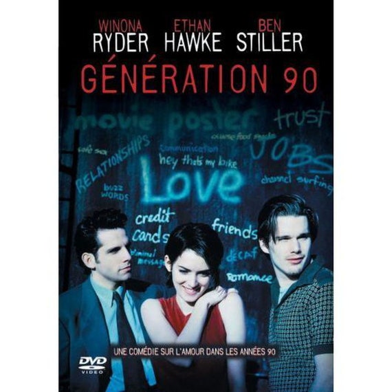 Génération 90 - Jaquette Légèrement Déchiré [Comedy, 2003] Winona Ryde Region 2 ,4 Australia DVD s