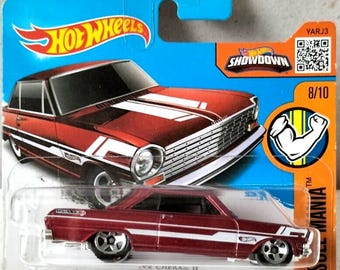 1963 Chevy Nova II Sedan Super Treasure Hunt - Hot Wheels LC Mint
