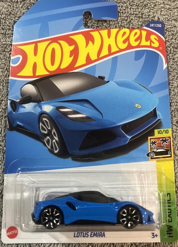 Hot Wheels Lotus Emira Hw Exotics Blue - Collector's Edition