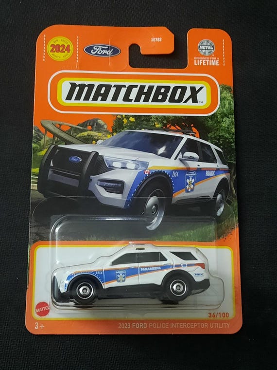 Matchbox Ford Police Interceptor Utility - White - Collector's Edition
