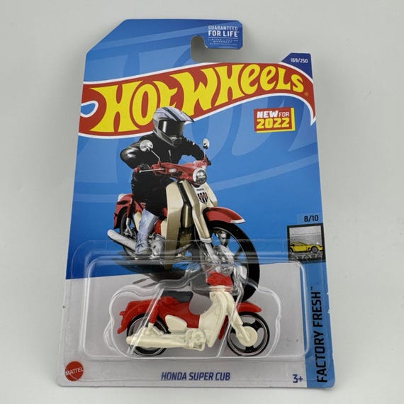 Hot Wheels Honda Super Cub Motorcycle Red HW Factory Fresh Collector's Edition