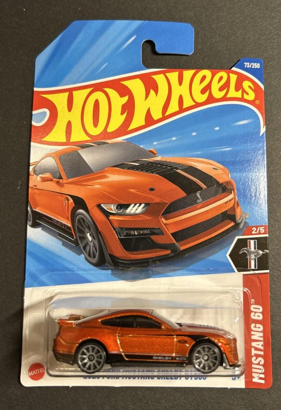 Hot Wheels Ford Mustang Shelby GT500 Hw Mustang 60 Series Orange Collector's Edition