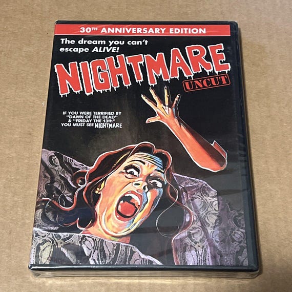 Nightmare DVD 2-Disc Set CODE RED 30th Anniversary Edition 1981 Horror Vintage Movie