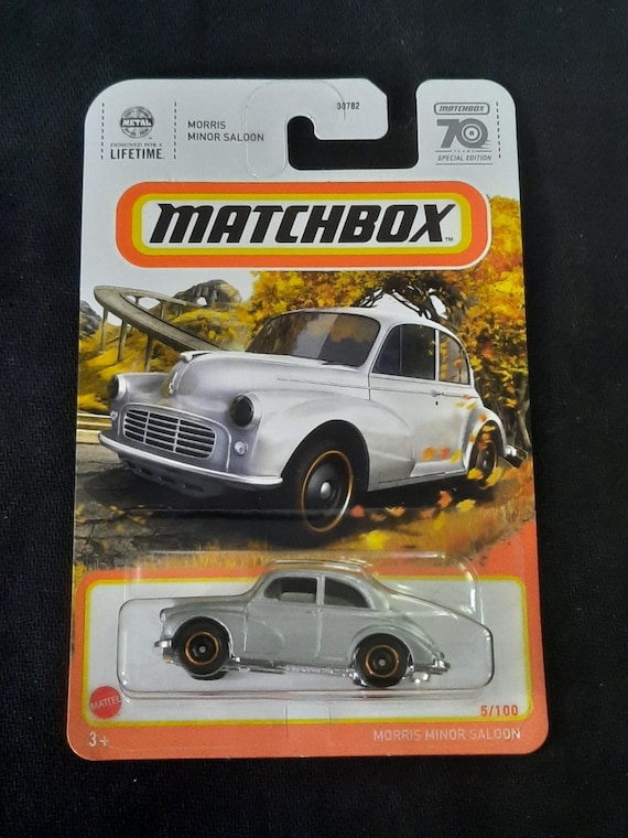 Matchbox Morris Minor Saloon - Metallic Silver - Collector's Edition