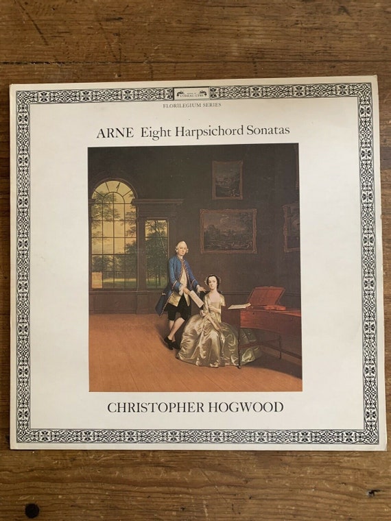 Thomas Arne - Christopher Hogwood - Eight Harpsichord Sonatas DSLO 502 1974 Vinyl LP (12") s