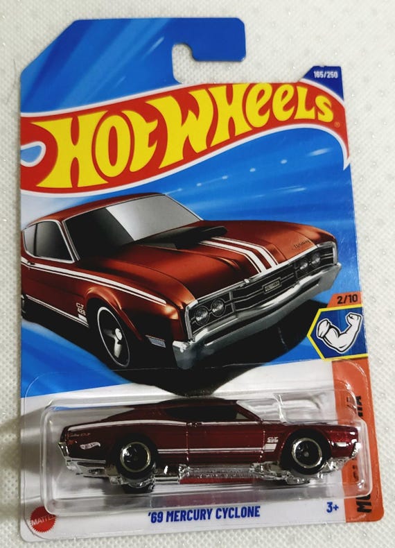 Hot Wheels 1969 Mercury Cyclone Hw Muscle Mania Red - Collector's Edition