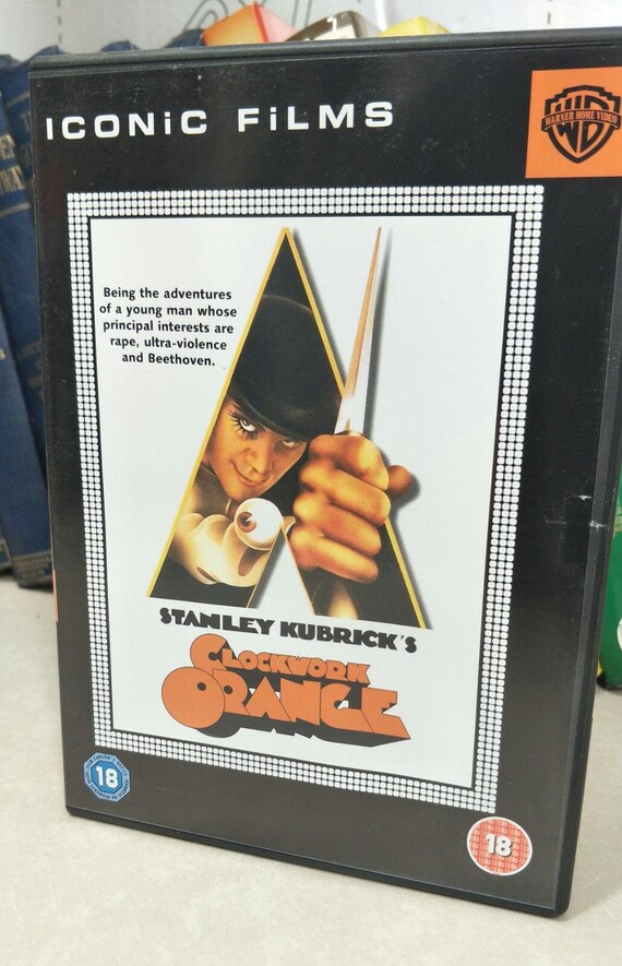 A Clockwork Orange - Drama 1971 Malcolm McDowell, Stanley Kubrick DVD Father's Day Gift Ideas