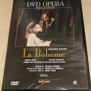 Opera Collection : La Boheme - Giacomo Puccini , Mirella Freni , Luciano Pavarotti DVD Perfect Birthday Gift