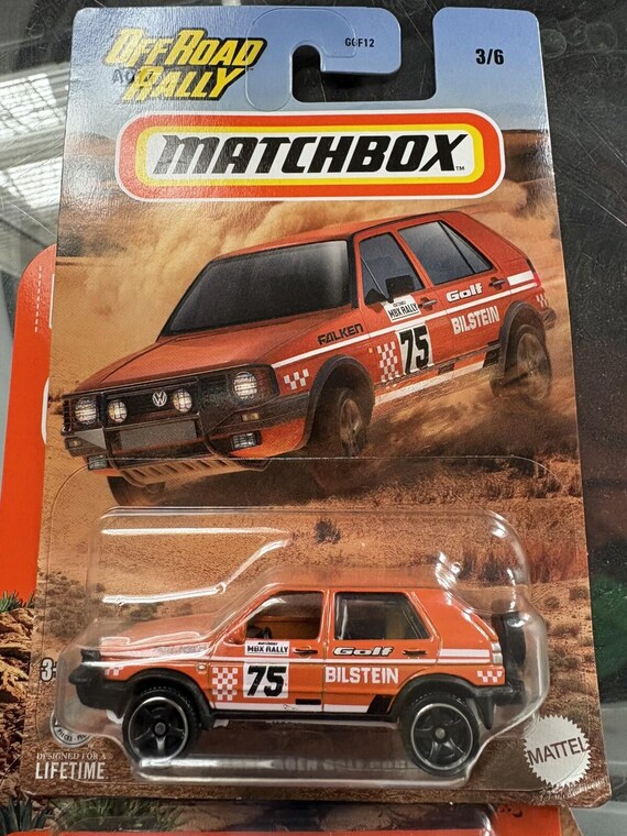 Matchbox 1996 Volkswagen Golf Country Off Road Series Orange Collector's Edition