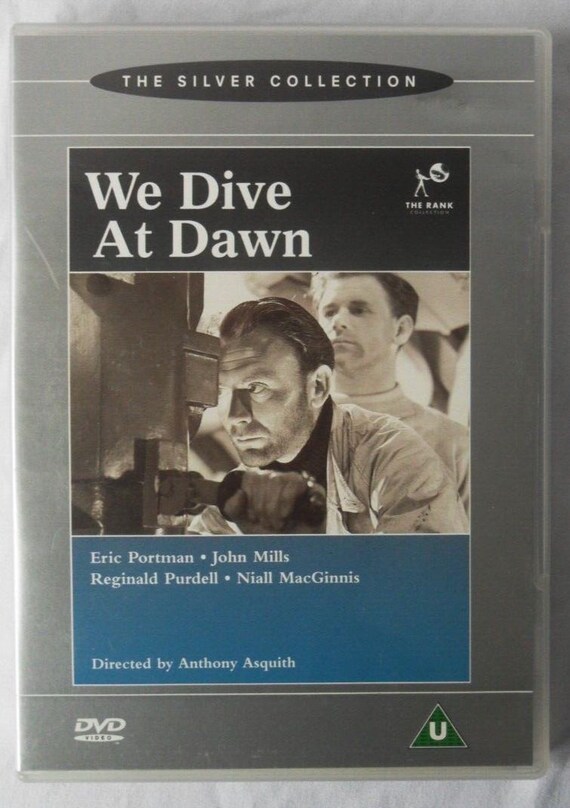 We Dive At Dawn PAL R2 DVD John Mills Eric Portman Niall MacGinnis