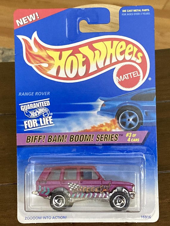 Hot Wheels 1996 Range Rover Biff Bam Boom Purple
