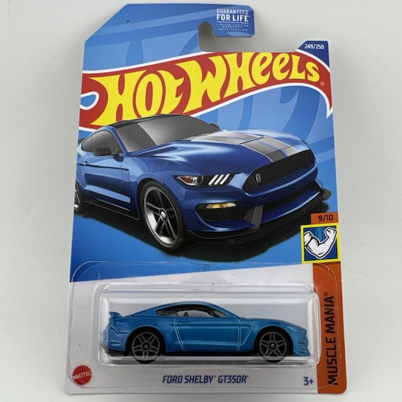 Hot Wheels Ford Shelby GT350R Hw Muscle Mania Blue Collector's Edition