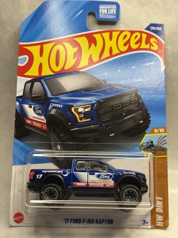 Hot Wheels Ford F-150 Raptor HW Dirt Series - Blue - Collector's Edition