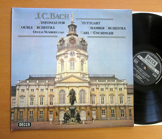 JC Bach Sinfonias For Double Orchestra Karl Munchinger Vinyl LP SXL 6638 (12") Christmas Gift Ideas