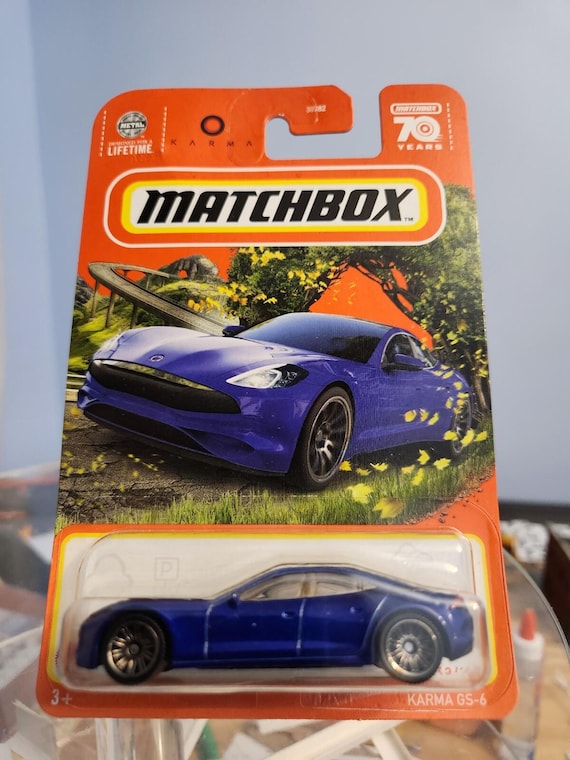 Matchbox Karma GS-6 MBX 70 Years Diecast Car Blue Collector's Edition