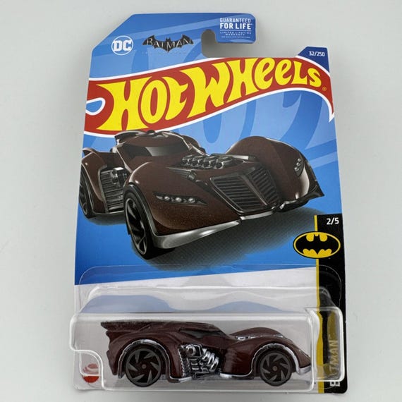 Hot Wheels Batman Arkham Asylum Batmobile Brown Collector's Edition