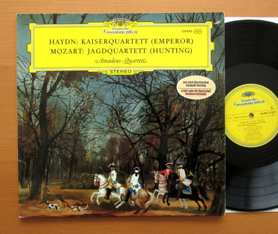 Haydn Emperor Mozart Hunting Quartet Amadeus Quartet Gatefold DG 138 886 Vinyl LP (12") Christmas Gift Ideas