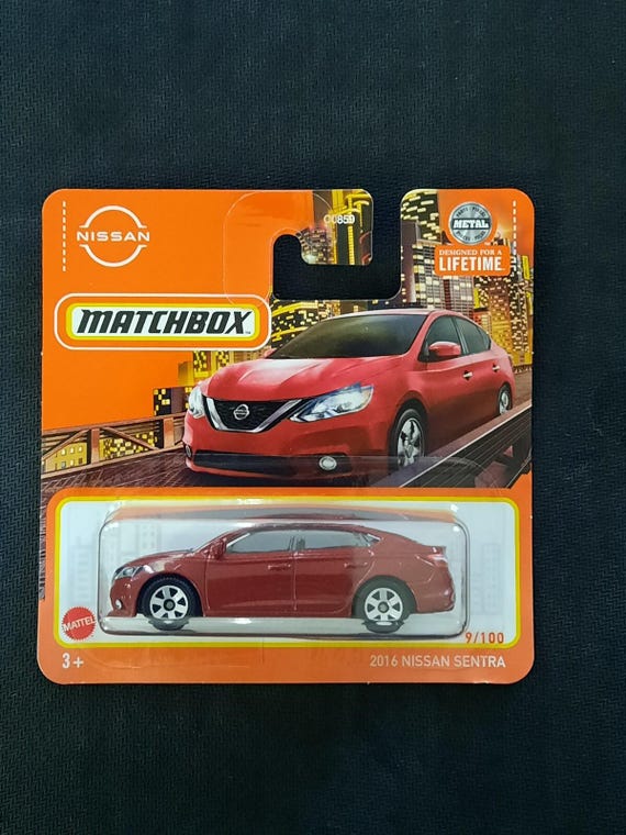Matchbox Nissan Sentra Luxury Vehicle - Red - Collector's Edition