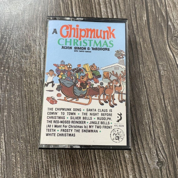 A Chipmunk Christmas Cassette Tape Alvin And The Chipmunks Simon Theodore